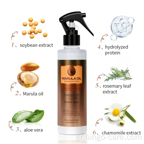 Αφήστε σε Hair Spray Marula Oil Anti Frizzy